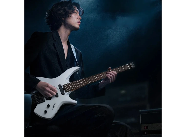 Donner NHL-500 Headless el-gitar white 