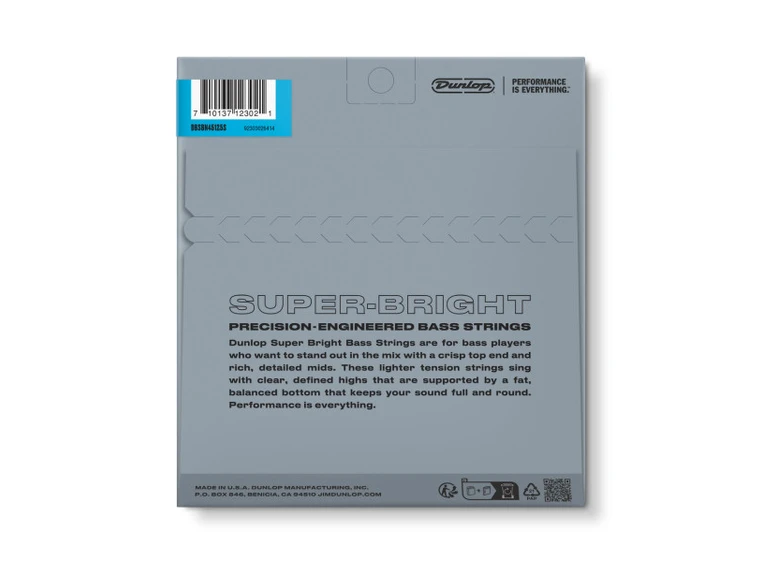 Dunlop DBSBN45125S Super-Bright (045-125) Short Scale 