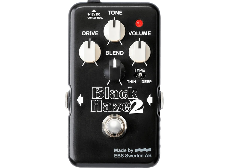 EBS Black Haze 2 Distortion Overdrive 