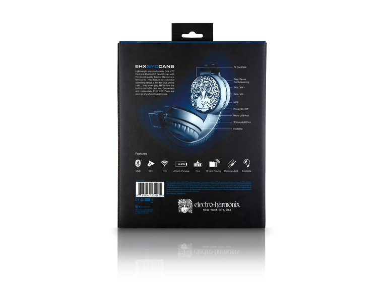 Electro-Harmonix NYC Cans Bluetooth headphones 