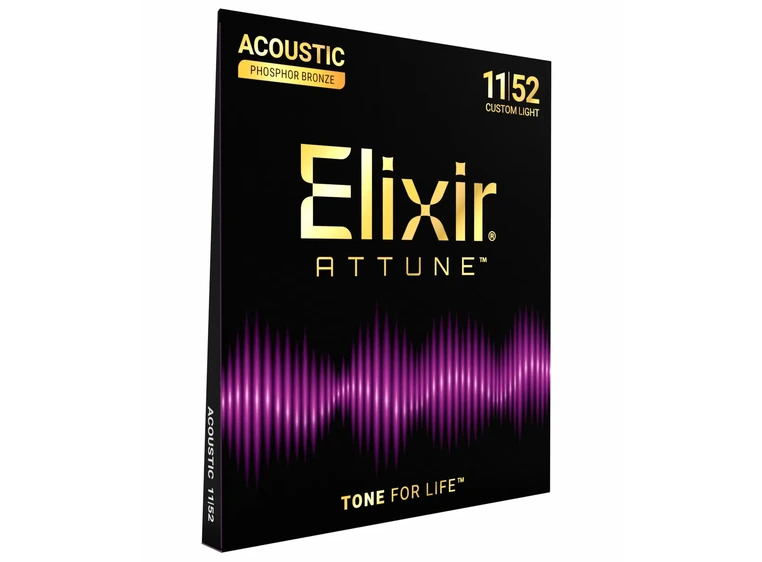 Elixir Attune Phosphor Bronze Cus. Light (011-052) 21027 