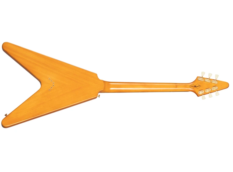 Epiphone 1958 Korina Flying V White Pickguard incl Case 