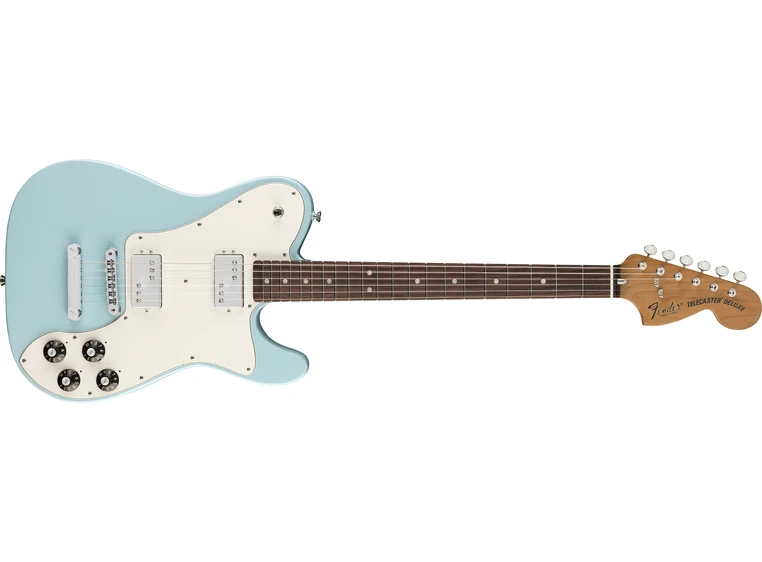 Fender Kingfish Delta Day Telecaster Dlx Daphne Blue, RW 