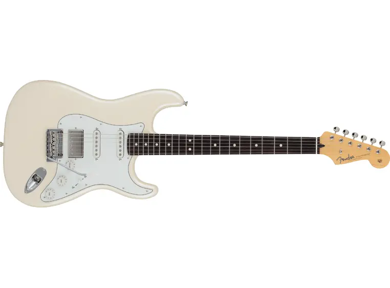 Fender MIJ Hybrid II Stratocaster HSS RW, Olympic Pearl 