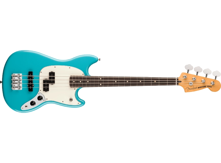 Fender Player II Mustang Bass PJ RW, Aquatone Blue