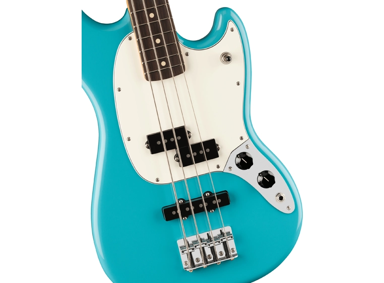 Fender Player II Mustang Bass PJ RW, Aquatone Blue