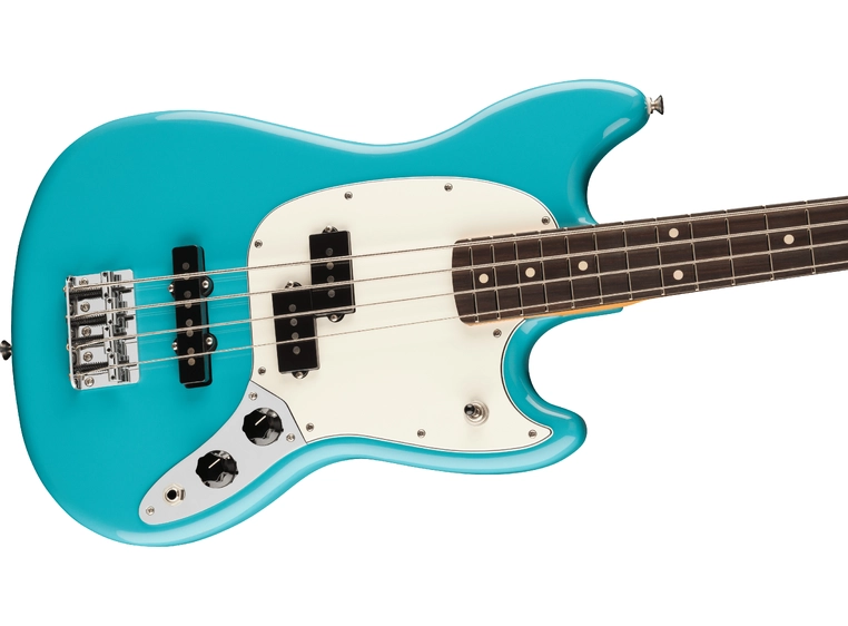 Fender Player II Mustang Bass PJ RW, Aquatone Blue