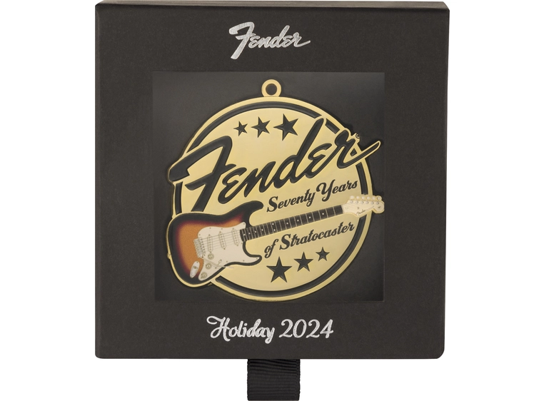 Fender Stratocaster 70th Anniversary Limited Addition Ornament, 2024 