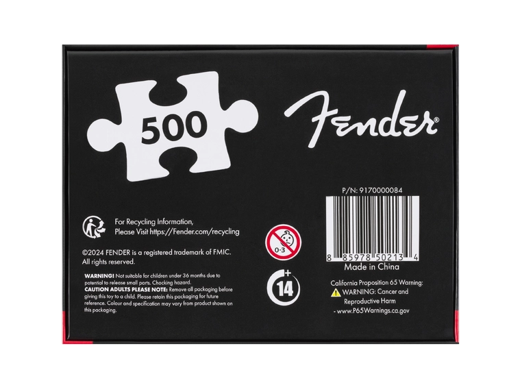 Fender Stratocaster Puslespill 500 brikker 