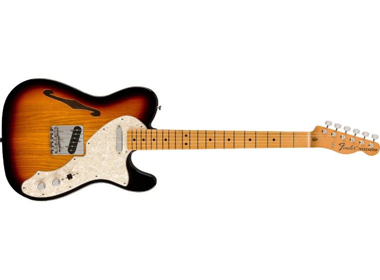 Fender Vintera II 60s Telecaster Thinline, 3-Color Sunburst, MN 