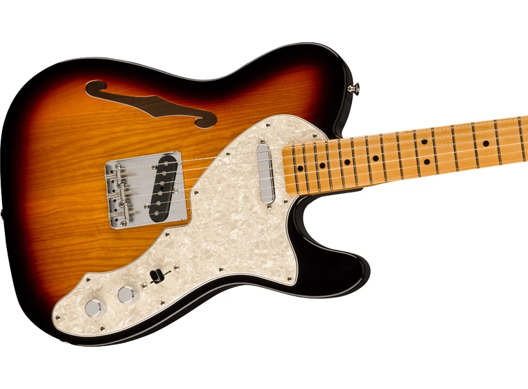 Fender Vintera II 60s Telecaster Thinline, 3-Color Sunburst, MN 
