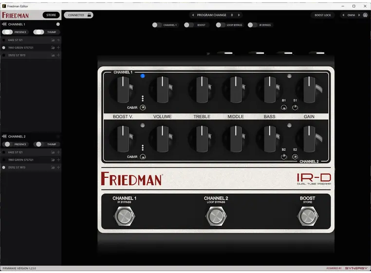 Friedman IR-D 2-kanals preamp 