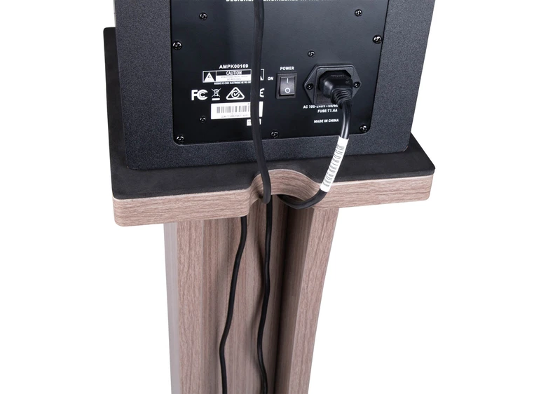 Gator Frameworks GFW-ELITESPKSTMN-GRY Elite Series Monitor Speaker Stand in 