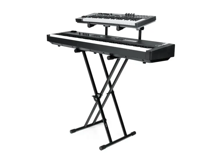 Gator Frameworks GFW-KEY-5100X Heavy-Duty 2 Tier X-Style Keyboard Stand 