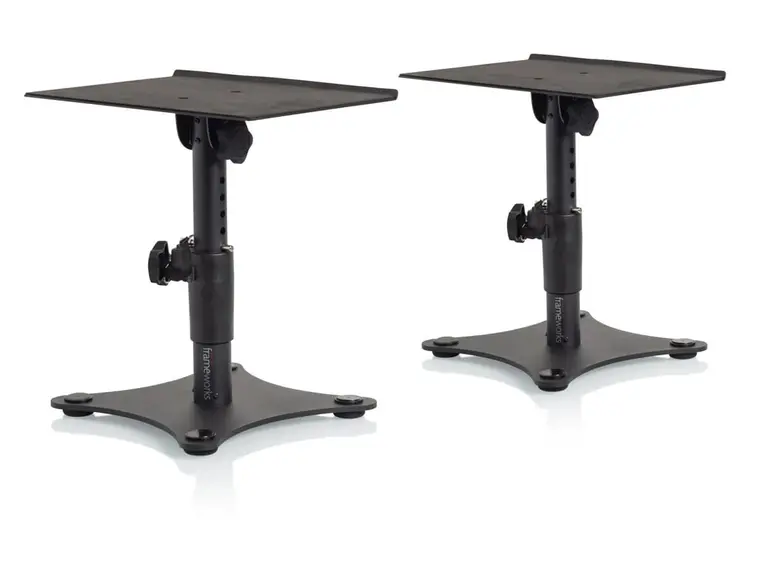 Gator Frameworks GFWSPKSTMNDSK Desktop Studio Monitor Stand (Par) 