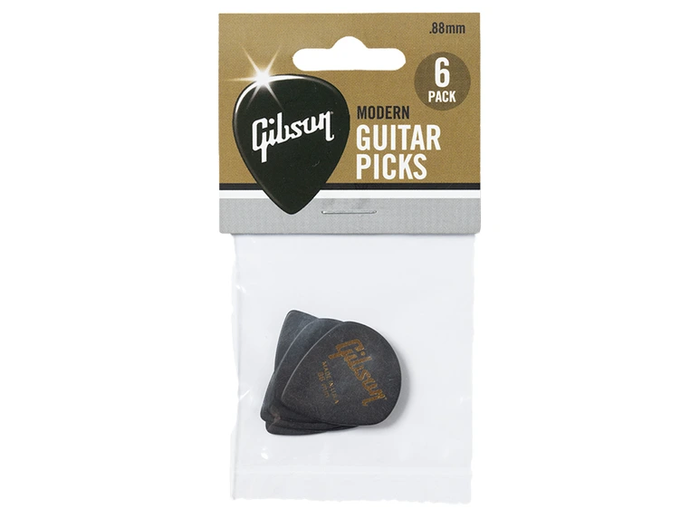 Gibson S&A Modern Guitar Picks 6-Pack, .88mm 