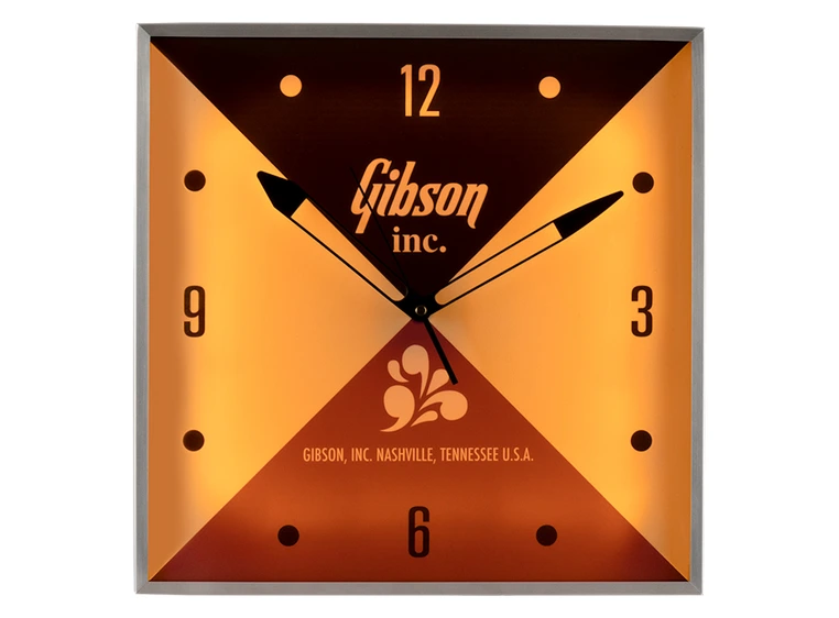 Gibson Vintage Lighted Wall Clock Gibson 