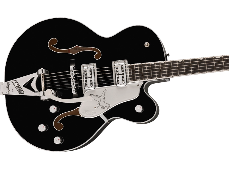 Gretsch Falcon Hollow Body String-Thru Bigsby, EB, Black 