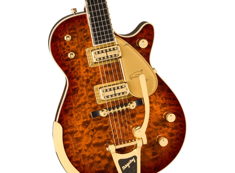 Gretsch G6134TGQM-59 Limited Edition Quilt Classic Penguin, EB, Forge Glow