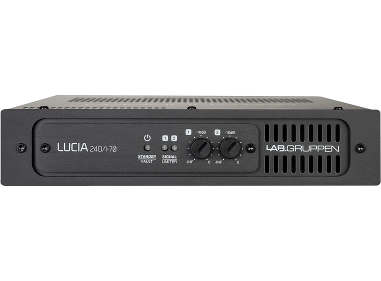 HK Audio Lucia 240 240w, 70v en kanals forsterker 