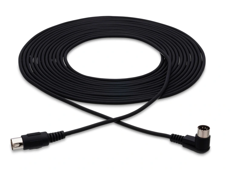 Hosa ADA-725 Midi-kabel 7-pin DIN til 7-pin DIN vinklet, 25ft 