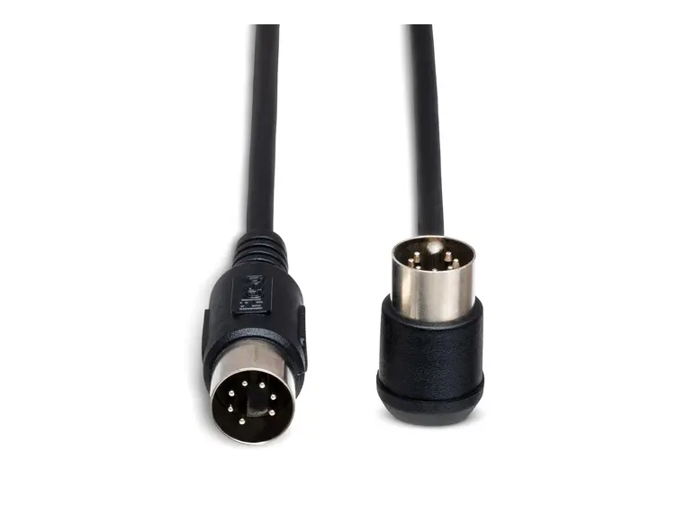 Hosa ADA-725 Midi-kabel 7-pin DIN til 7-pin DIN vinklet, 25ft 