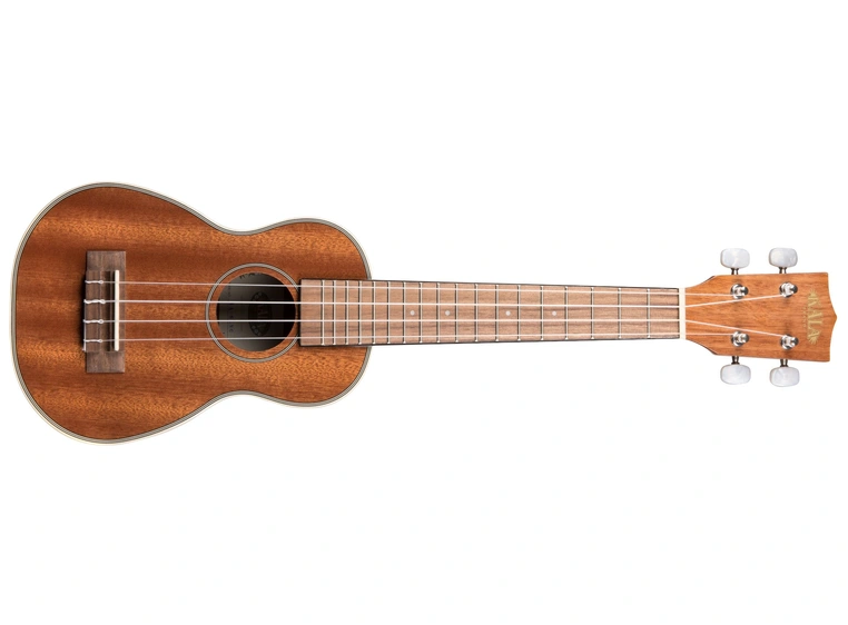 Kala KA-S-LNG Gloss Mahogany Long Neck Soprano Ukulele, med bag, UB-C 