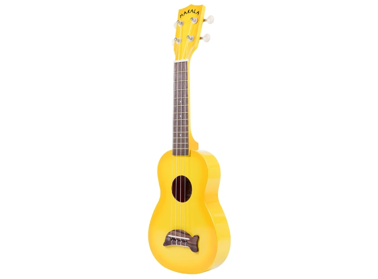 Kala Makala Dolphin MK-SD-YLBURST Yellow Burst Soprano Ukulele med bag 