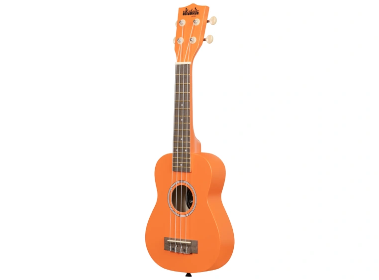 Kala Ukadelic UK-MARMALADE Marmalade Soprano Ukulele, med bag 