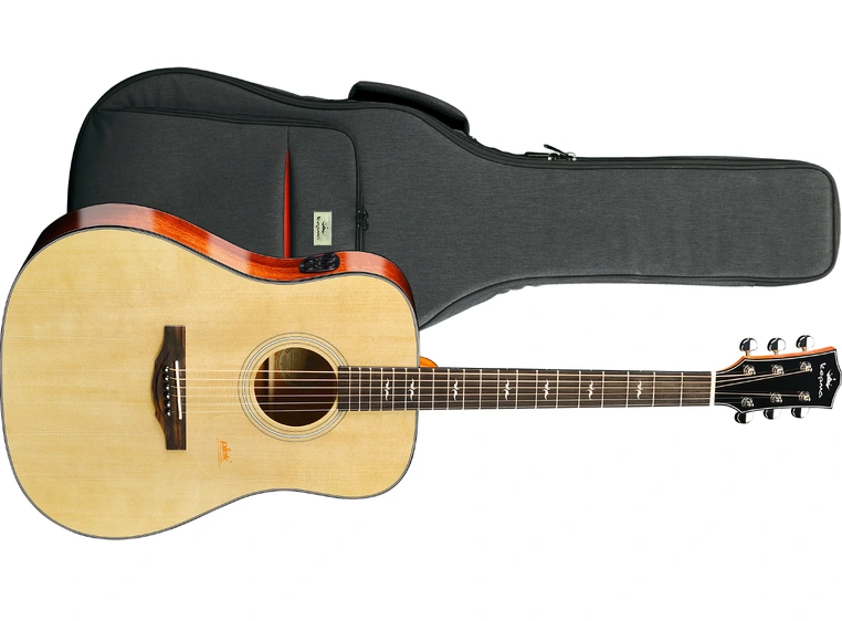 Kepma Guitars Solid Top F1E Natural Dreadnought Ak.gitar m/pickup 