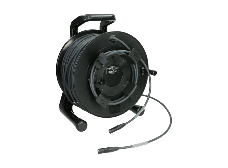 Klotz Cat6A RamCAT networkcable drum dbl shield etherCON 30m 