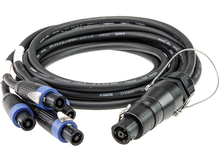 Klotz SPUTNIK TOP 1x speakON 8p. F - 4x speakON 4p.F S fanout 