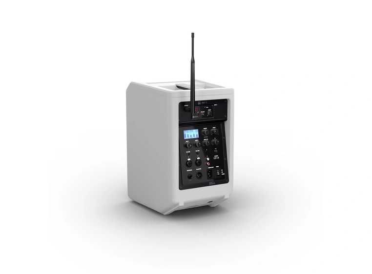 LD Systems ANNY 8 BPH B6 Kompakt-PA Pure White, med bøylemikrofon 
