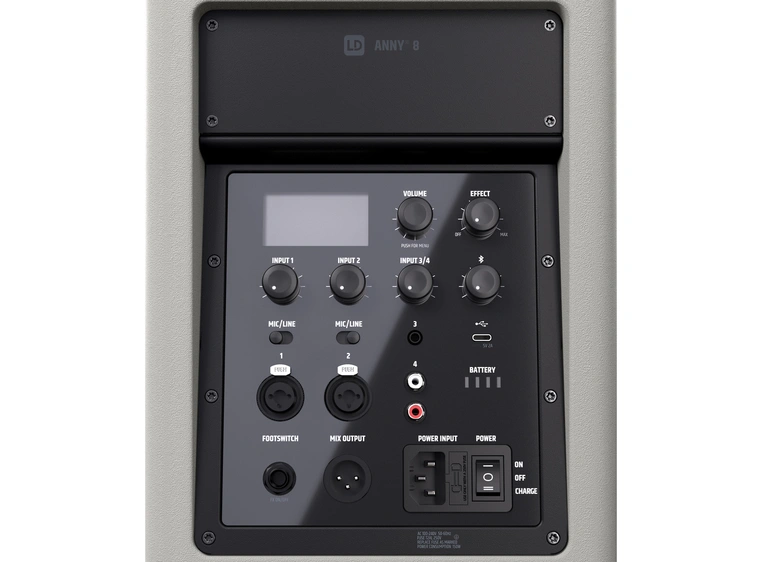 LD Systems ANNY 8 Kompakt-PA Urban Grey 