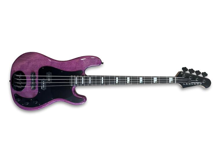 Lakland Skyline 44-64 Custom GZ Bass 4-Str, Translucent Purple Gloss