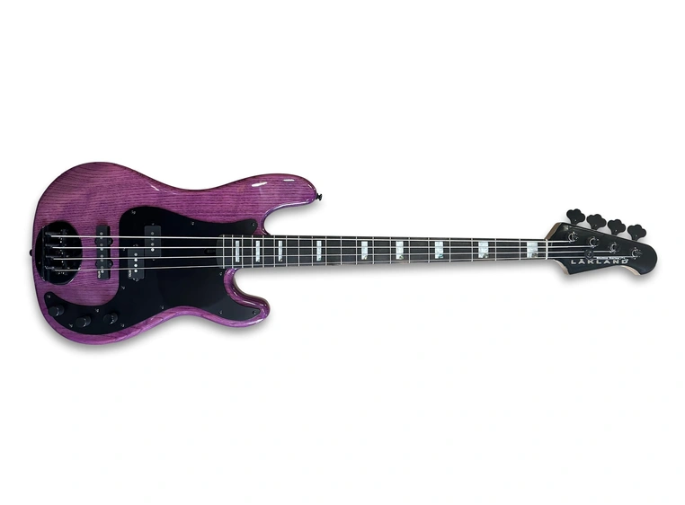 Lakland Skyline 44-64 Custom GZ Bass 4-Str, Translucent Purple Gloss 