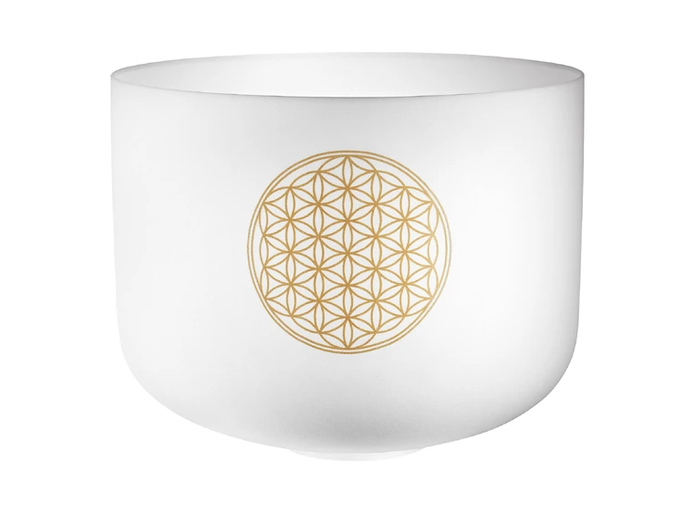 Meinl PCSB16FOL Crystal Singing Bowl Tuned 16", Flower of Life 