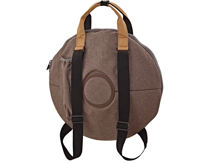 Meinl Sonic Energy OSTD1BKE Octave Steel Tongue Drum, D Kurd, Engr. Floral. Black 