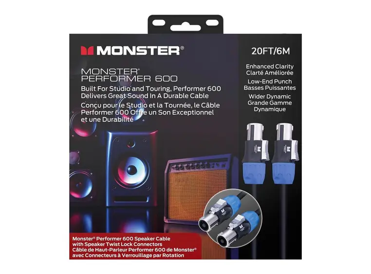 Monster Performer 600, Speaker 20 ft. Speak-On (VMP60006) 