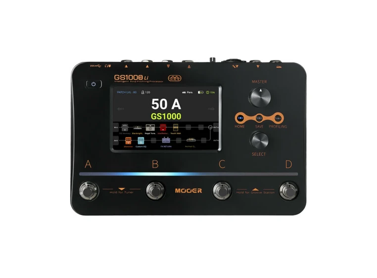 Mooer GS1000Li Profiling-prosessor Med oppladbart batteri 