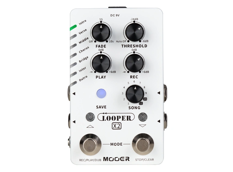 Mooer Looper X2 Stereo Looperpedal 