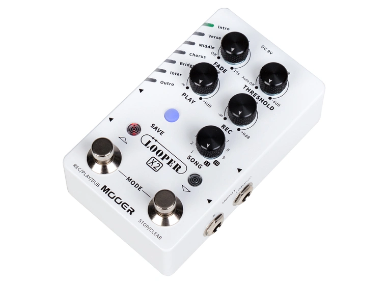 Mooer Looper X2 Stereo Looperpedal 