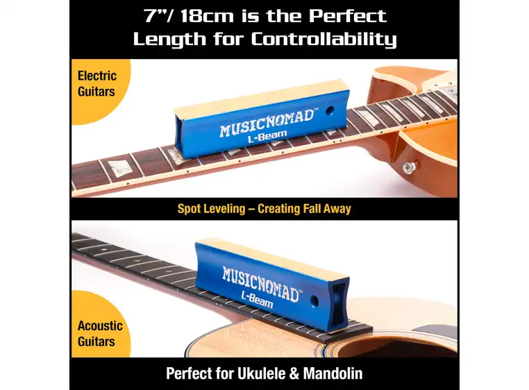 MusicNomad MN810 Fret Leveler 7" ukulele/mandolin 