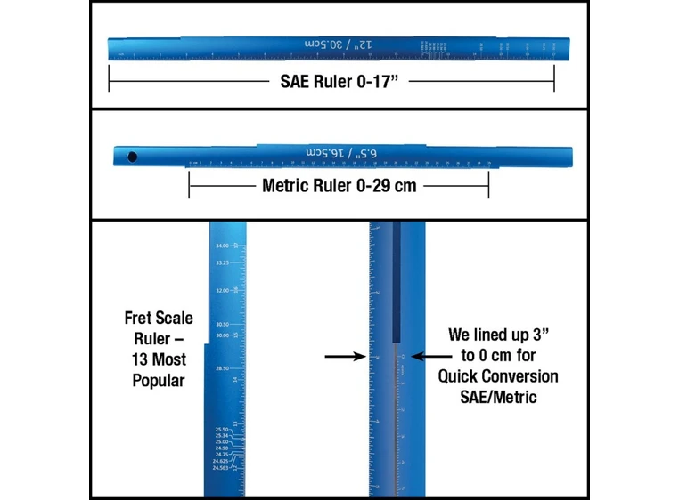 MusicNomad MN820 Tribeam 3'n1 Straight Edge 
