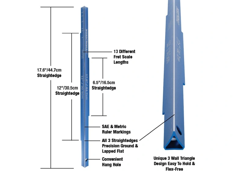MusicNomad MN820 Tribeam 3'n1 Straight Edge 