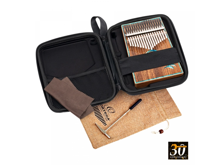Ortega OKB30TH-DO Ortega Kalimba C 17Key 30th Anniversary, Dolphins 