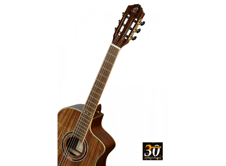 Ortega RCE30TH-ACA Nylonstr. gitar m/mik cutaway 30th Anniversary 