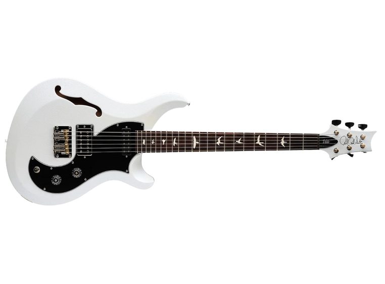 PRS S2 Vela Semi Hollow Satin Pearl White 