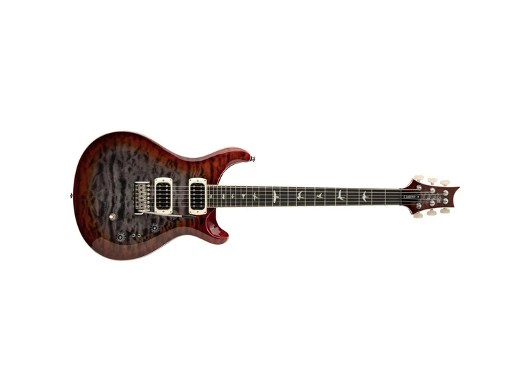 PRS SE Custom 24-08 Quilt Charcoal Cherryburst 