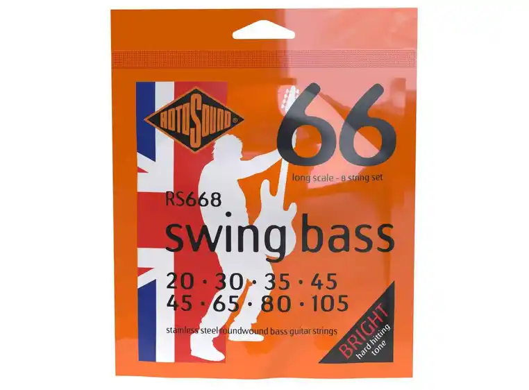 Rotosound RS668 Stainless Steel (020-105) 8 String 